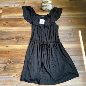 💖Shiela Rose/Nadine West black off the shoulder dress with elastic waist